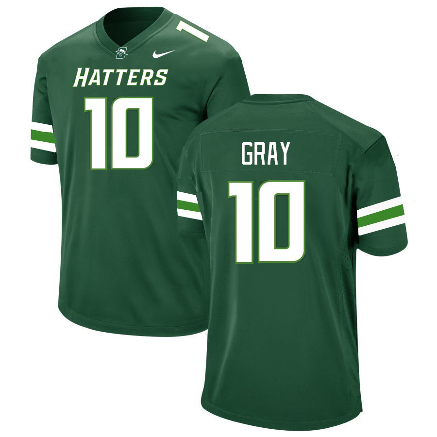 Men-Youth #10 Kamal Gray Stetson Hatters 2023 College Football Jerseys Stitched-Green